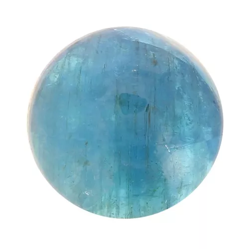 Cabuchón redondo 4 mm en pierre gemme - Apatite x5