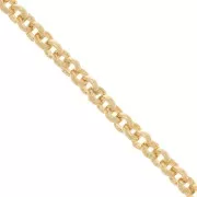 Cadena de 1,9 mm Jaseron - Chapado en oro 3 micras x50cm