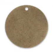 Cequí liso 25 mm bronce x2