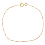 Pulsera de malla Forçat 1,45 mm - Dorada 3 micras x19 cm|raw }}