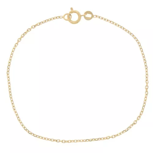 Pulsera de malla Forçat 1,45 mm - Dorada 3 micras x19 cm