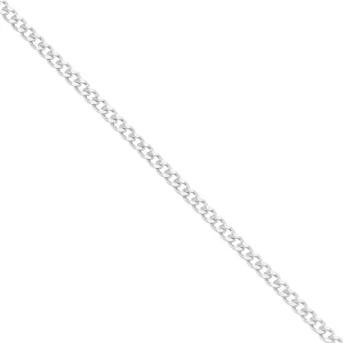 Cadena rizada de 1,5 mm en plata 925 x50cm