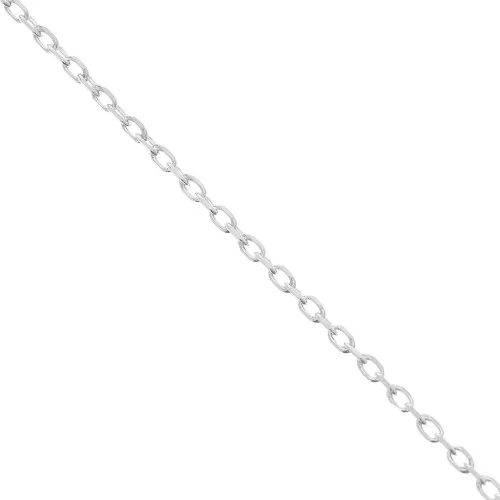 Cadena Forçat 1.3 mm en Plata 925 x50cm