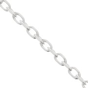 Cadena Forçat 1.3 mm en Plata 925 x50cm