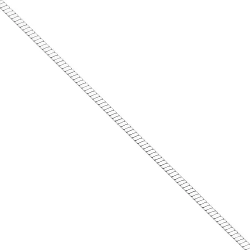 Cadena Serpentina 1mm cuadrado en Plata 925 x50cm