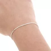 Cadena Serpentina 1mm cuadrado en Plata 925 x50cm