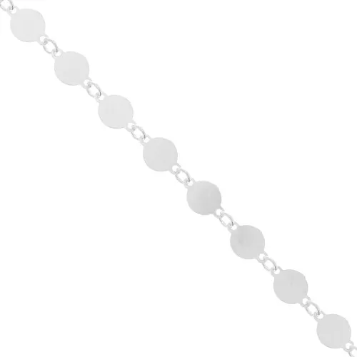 Cadena Fancy Circle 4.1 mm en Plata 925 x50cm