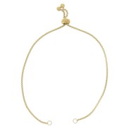 Correa ajustable para Entrepieza de malla veneciana Acero inoxidable 316L Dorado x22cm|raw }}