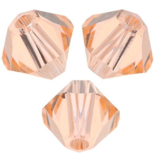 Toupies en cristal PureCrystal 5328 4 mm Light Peach x50