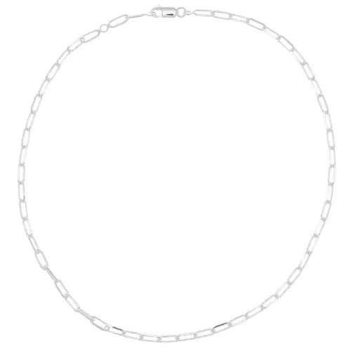 Cadena Rectángulo 3,7 mm - Plata 925 x42 cm