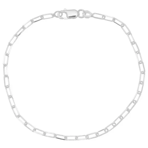 Pulsera Rectángulo 2,7 mm - Plata 925 x19cm