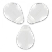 Gotas planas 13x10 mm Crystal x10|raw }}