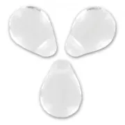 Gotas planas 13x10 mm Crystal x10