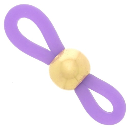 Conector de cadena para gafas Violeta/Dorado x4