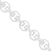 Cadena Discos de Fantasía 4 mm en Plata 925 x50cm