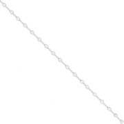 Cadena Fancy con cubos 2 mm en Plata 925 x50cm|raw }}