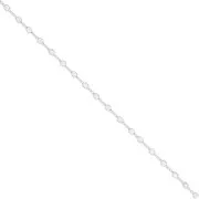 Cadena Fancy con cubos 2 mm en Plata 925 x50cm