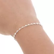 Cadena Fancy con cubos 2 mm en Plata 925 x50cm