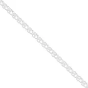 Cadena de palmeras de 1 mm en plata 925 x50cm