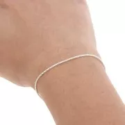 Cadena de malla de 1,2 mm en plata 925 x50cm