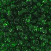 Cuentas de Rocalla Preciosa 11/0 de 2 mm - Verde botella x 20 g