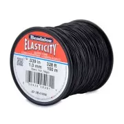 Elasticidad 1 mm - Negro x100m