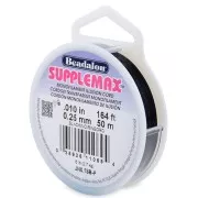 Hilo nilón invisible - illusion cord Supplemax 0.25 mm Negro x50 m