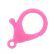 Cierre mosquetón 25 mm de acrílico - Fuchsia x1