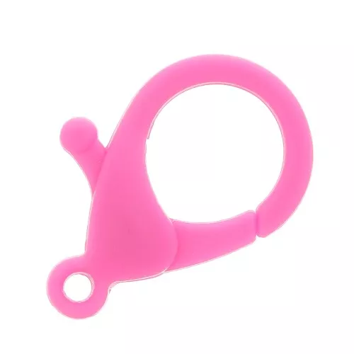 Cierre mosquetón 25 mm de acrílico - Fuchsia x1
