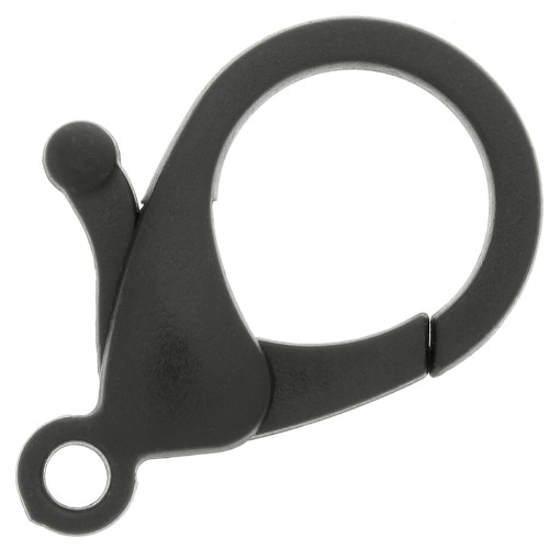 Cierre mosquetón 36 mm de acrílico - Noir x1