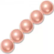 Perles nacrées PureCrystal 5810 6 mm Rose Peach Pearl x10