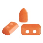 Cuentas de cristal Piros® de Puca® 2x5 mm Opaque Apricot x10g