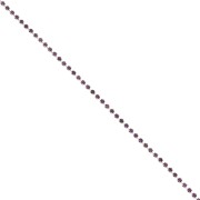 Cadena de strass de latón con cristal tallado de 2,10 mm - Plateado Amatista x50cm|raw }}