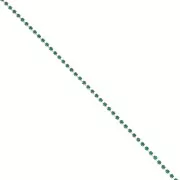 Cadena strass de latón cristal tallado de 2,10 mm - Plateado - Esmeralda x50cm