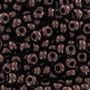 Cuentas de Rocalla Preciosa 9/0, 2,5 mm - Bronce oscuro, 20 g