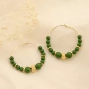 Cuentas de resina opaca 4 mm - Lila x15