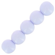 Cuentas de resina opaca 4 mm - Baby Blue x15