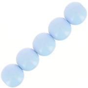 Cuentas de resina opaca 4 mm - Azul cielo x15|raw }}