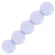 Cuentas de resina opaca 6 mm - Baby Blue x10