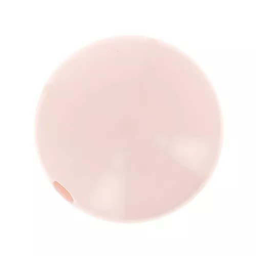 Cuenta de resina opaca de 8 mm - rosa empolvado x1