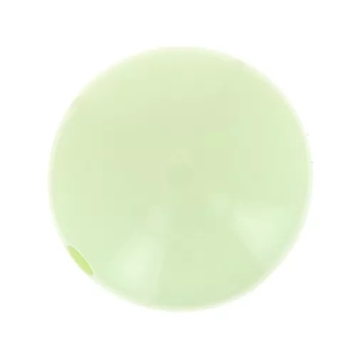 Cuenta de resina opaca 10 mm - Verde pastel x1