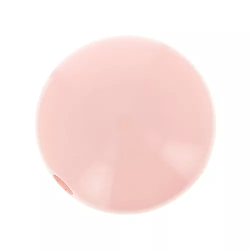 Cuenta de resina opaca de 10 mm - Rosa dragée x1