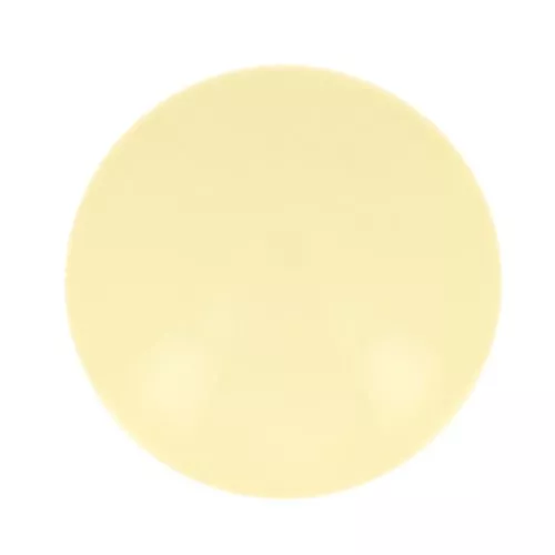 Cuenta de resina opaca 12 mm - Amarillo pastel x1