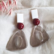 Cuenta de resina opaca 14 mm - Verde Pastel x1