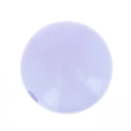 Cuenta de resina opaca 14 mm - Baby Blue x1