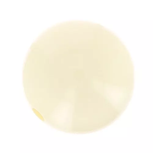 Cuenta de resina opaca 14 mm - Beige x1