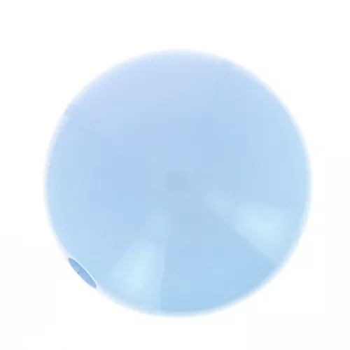 Cuenta de resina opaca 14 mm - Azul cielo x1