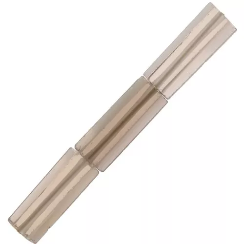 Cuentas tubos facettées de piedra gema 15x5 mm - Quartz fumé x5