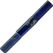 Cuentas tubos facettées de piedra gema 15x5 mm - Lapis lazuli x5|raw }}