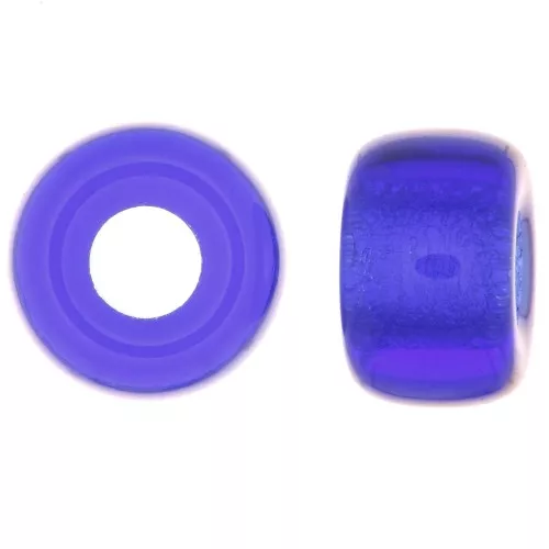 Cuentas con agujero grande - Pony Beads 6 mm - Preciosa - Sapphire x15